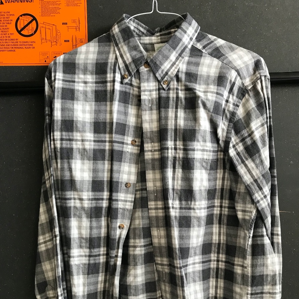 Grey Brooks Brothers Flannel